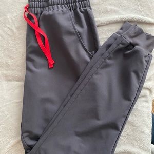 Figs High Waist Zamora Jogger Pants M Tall Charcoal